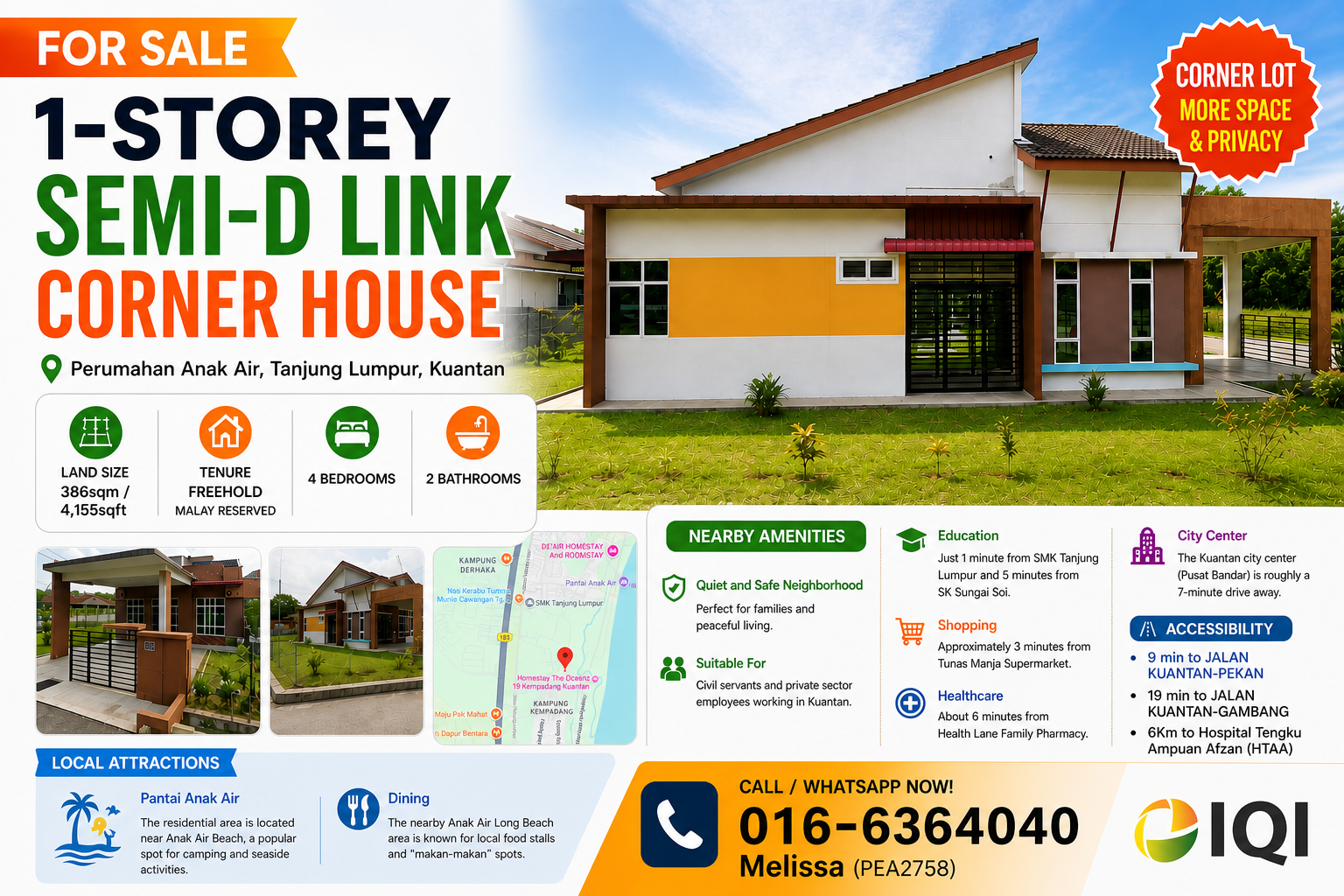 Spacious Corner Semi-D in Tanjung Lumpur - Image 3